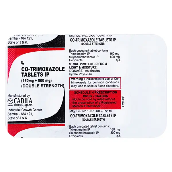 Co Trimoxazole DS 800mg/160mg Tablet